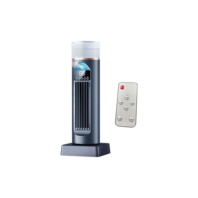 Turmventilator, 120° Oszillierender Innenventilator, Intelligenter, Leiser Ventilator Mit Kühlfunktion, Für Zuhause, Studentenwohnheim, Büro Und Schlafzimmer, Schwarz, Crezuo