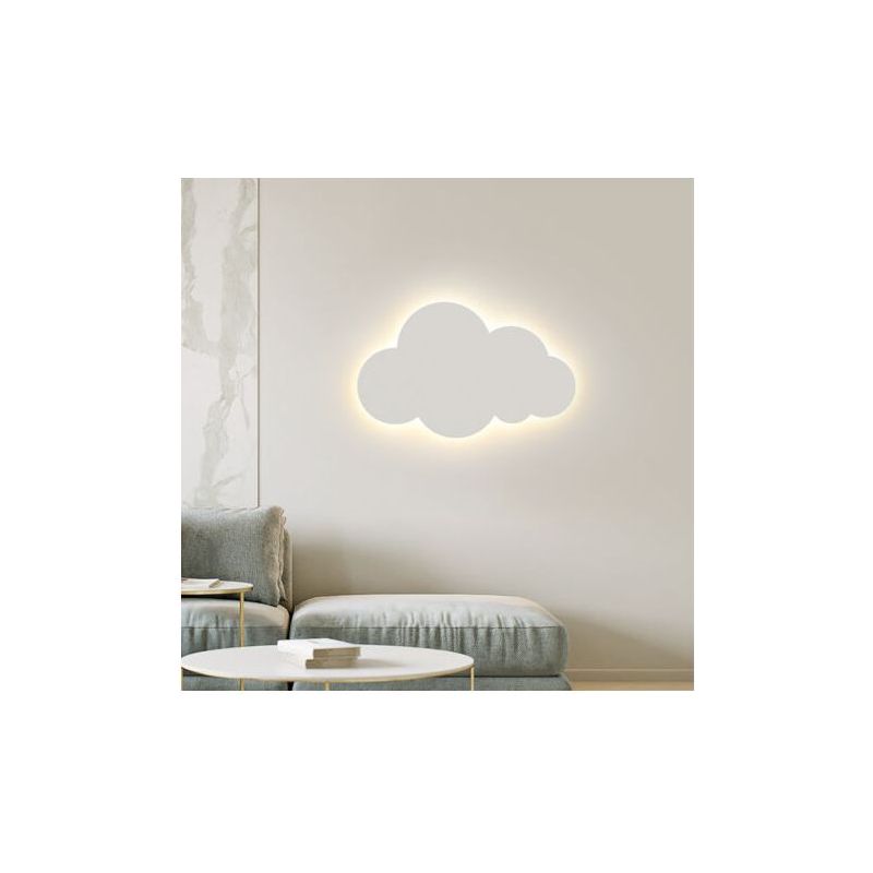 Zwei Moderne Acryl-wandleuchten Mit Integrierten Leds Und Dreifarbiger Lichtfunktion