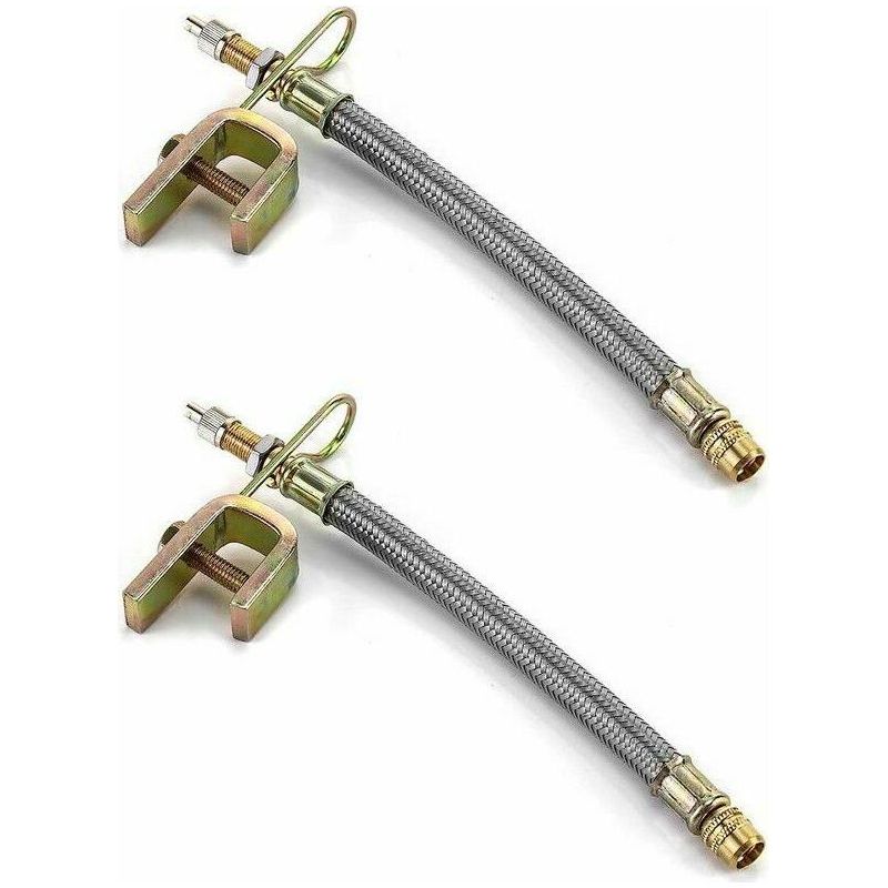 Reifenventilverlängerung, Reifenventilverlängerung Für Lkw-, Bus- Und Anhängerreifen, 18 Cm, 2er-set, Crezuo Outdoor-zubehör