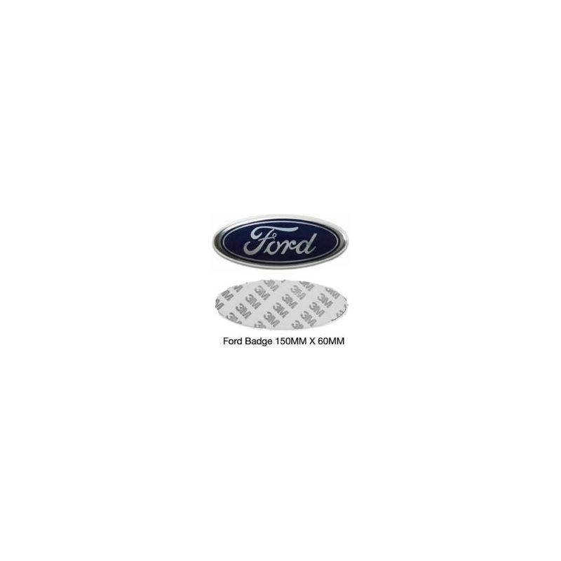 Ford-emblem 150 X 60 Mm Blau/silber, Logo Für Vorder- Und Rückseite Für Mondeo, Transit, Focus Crezuo