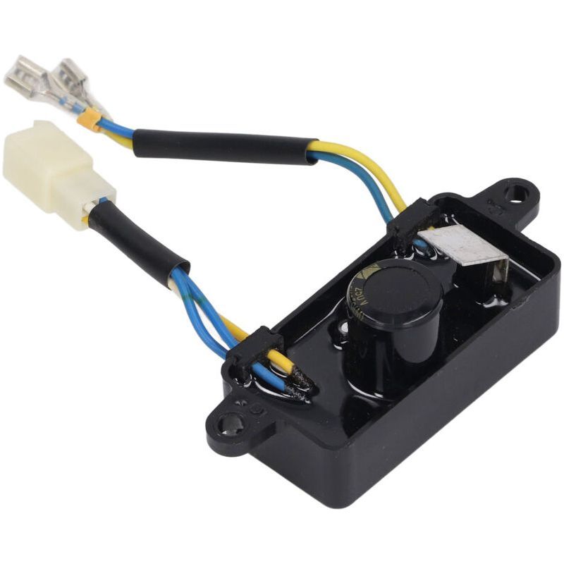 Crezuo Einphasen-avr-spannungsregler, 6-adriger Spannungsregler Für Benzinmotoren, Für Generatoren Von 1-2,5 Kw