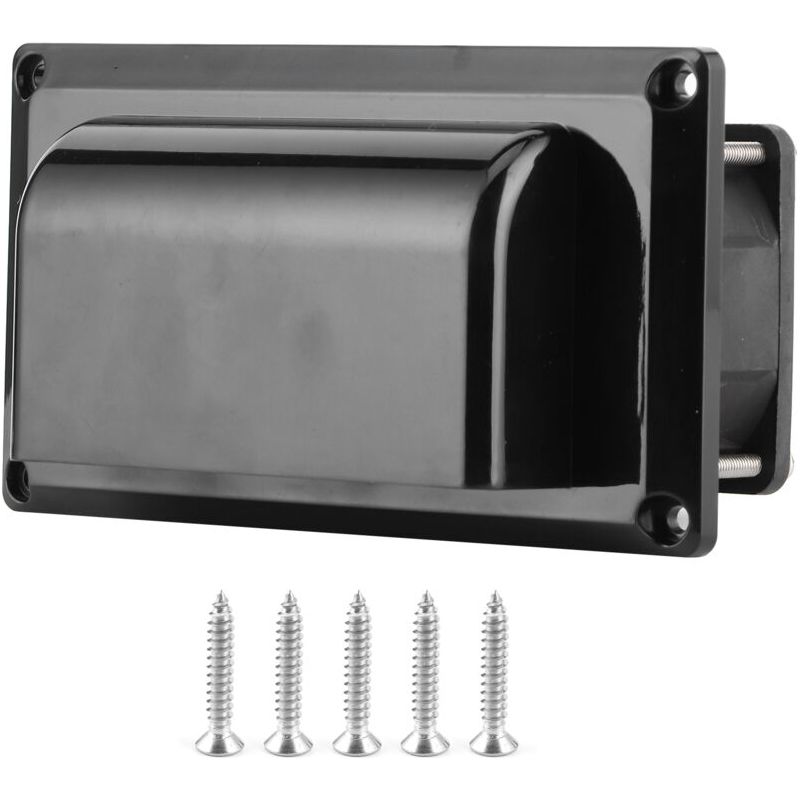 Crezuo Seitenlüfter Für Wohnmobile, Wohnwagen, Freizeitfahrzeuge, Schwarz, 12 V, Für Boote, Yachten