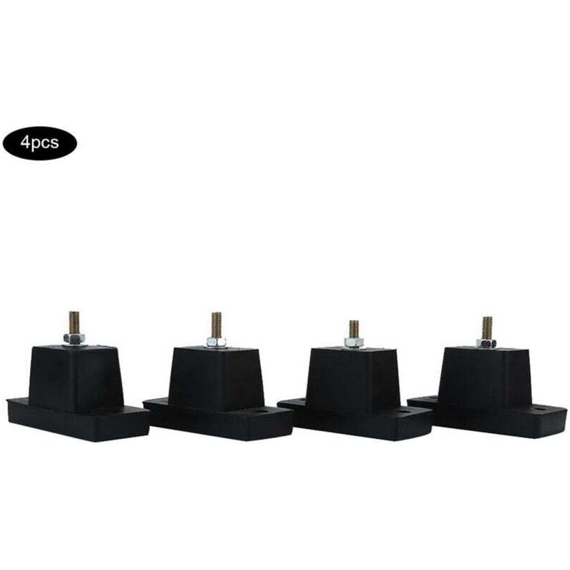 Set Mit 4 Stoßdämpferpads Für Klimaanlagen, Vibrationsdämpfende Außenmontage, Langlebiges Montagezubehör Von Crezuo