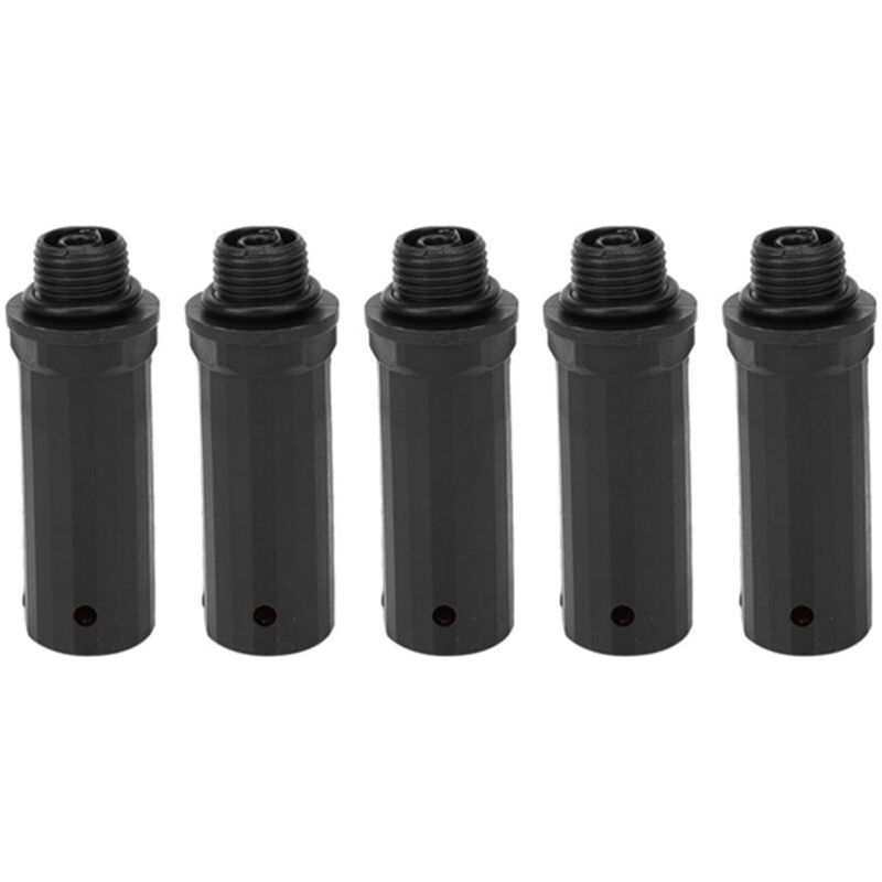 Crezuo Luftkompressor-pumpenzubehör, 5-teiliges Set, 15,5 Mm, Entlüftungsstopfen Für Entlüftungsstange