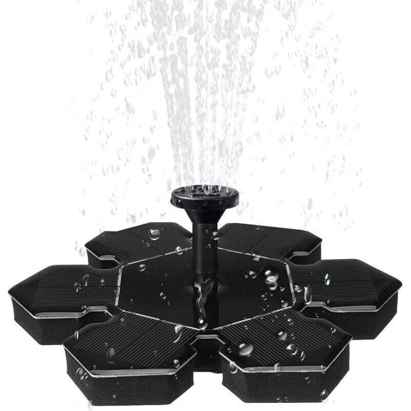 Solarbrunnen, Vogeltränke, Blumenbrunnen, Solarwasserpumpe, Gartenbrunnen, Gartendekoration Von Crezuo