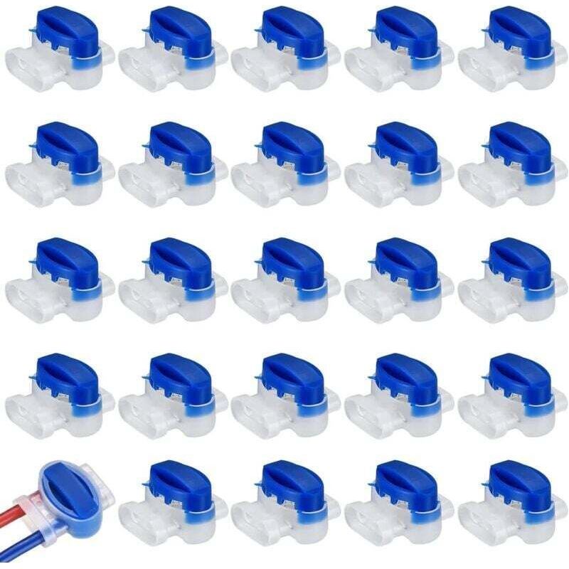 25-teiliges Kabelverbinderset Für Mähroboter, Harzgefüllte Kabelverbinder, Gelgefüllte Fittings, Für Garten-mähroboter, Crezuo Automower