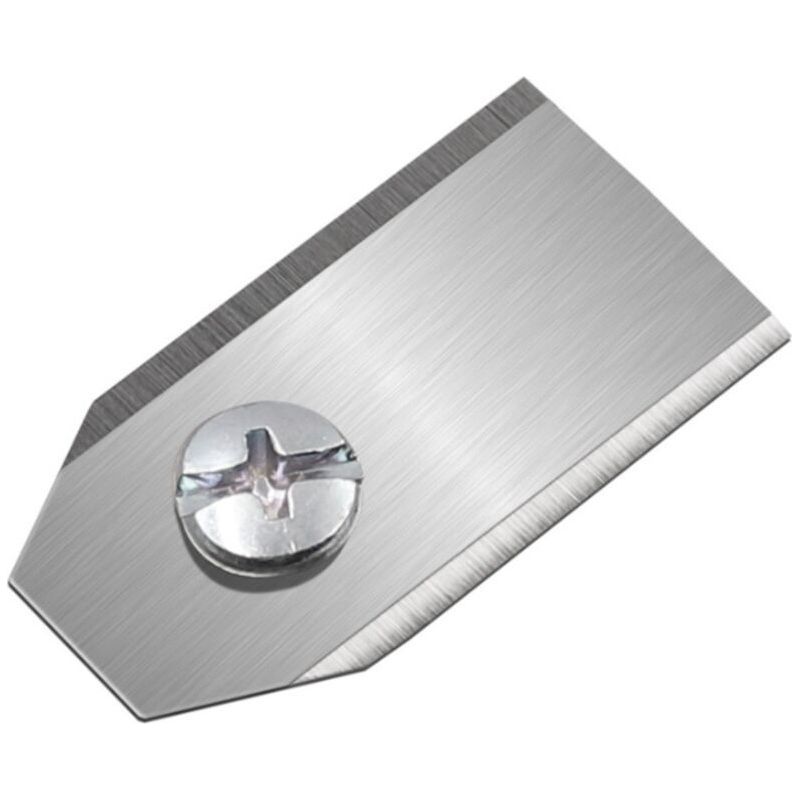 35 X 18 X 0,75 Mm, Silber, 1-teiliges Mährobotermesser, Universelles Ersatzmesser Für Automatische Rasenmäher, Unkrautentfernungszubehör Für Crezuo-rasenmäher