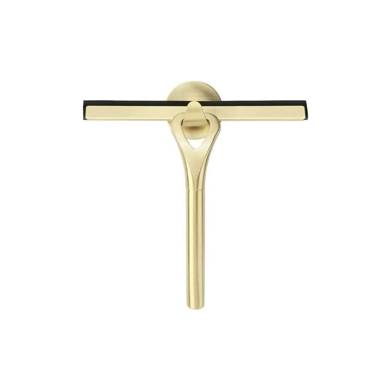 Crezuo 22,5 Cm Golden Shower Abzieher, Streifenfrei, Mit Saugnapf, Für Spiegel, Böden, Fenster Und Tische