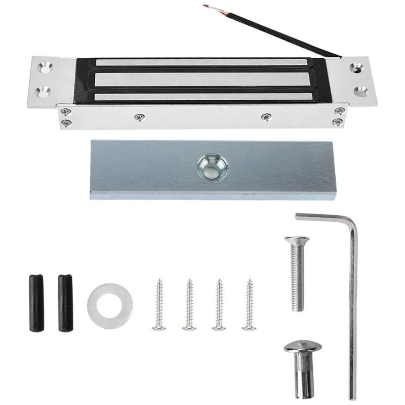 Integriertes Elektromagnetisches Schloss, Haltekraft Dc 12v 180 Kg, Crezuo Elektromagnetische Zutrittskontrolle