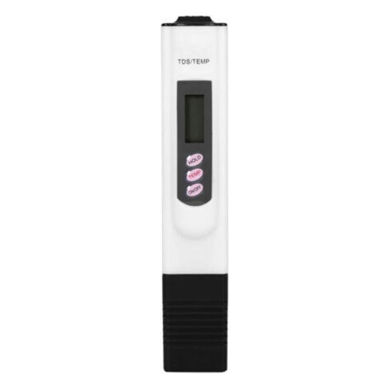 Crezuo Lcd-digital-wasserqualitätstester-stift, Reinheitsfilter, Tds-tester 0–9999 Ppm, Weiß