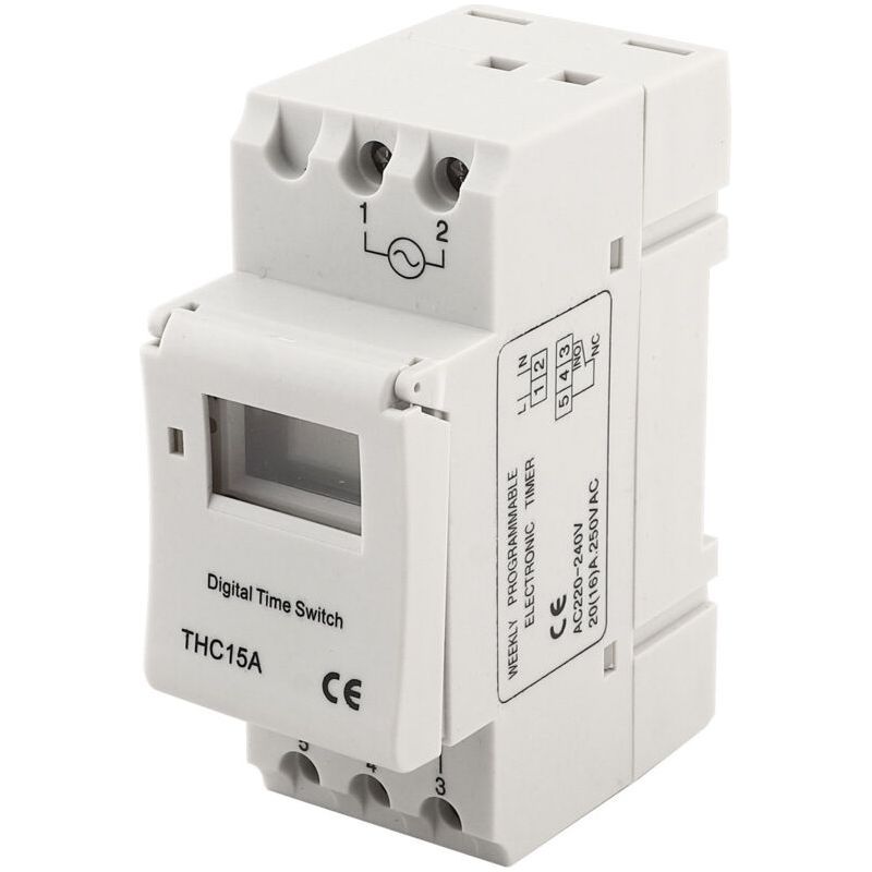 Programmierbarer Zeitschalter, Störungsfrei, 220–240 V Ac, 16 A, Für Warmwasserbereiter, Für Crezuo-neonlicht-klimaanlage