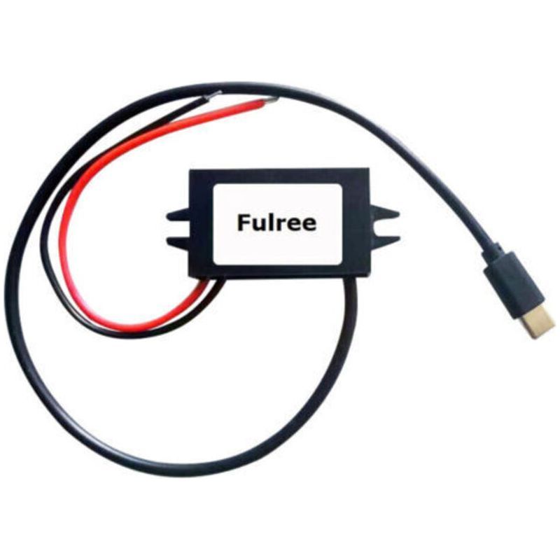 Crezuo 12v Auf 5v 3a Wasserdichter Wandler, Usb Typ-c Dc-dc Abwärtswandler-modul, Kompatibel Mit Raspberry Pi 4, Mobiltelefonen Und Autos