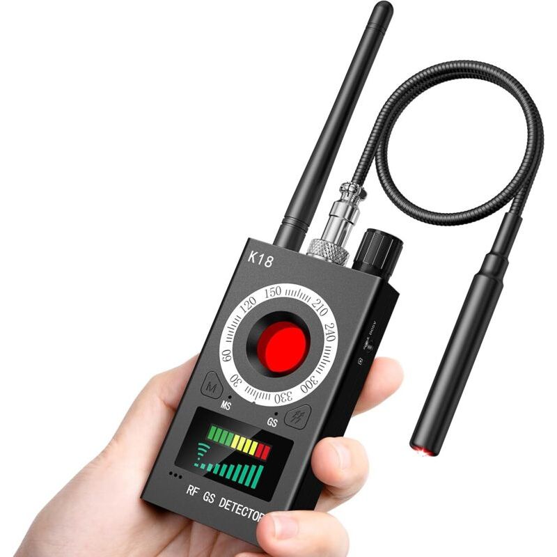 Abhörschutzdetektor, Gps-mikrofondetektor, Spionagedetektor, Kamera- Und Abhörschutzdetektor, Wanzendetektor, Für Zuhause, Büro, Hotel, Crezuo