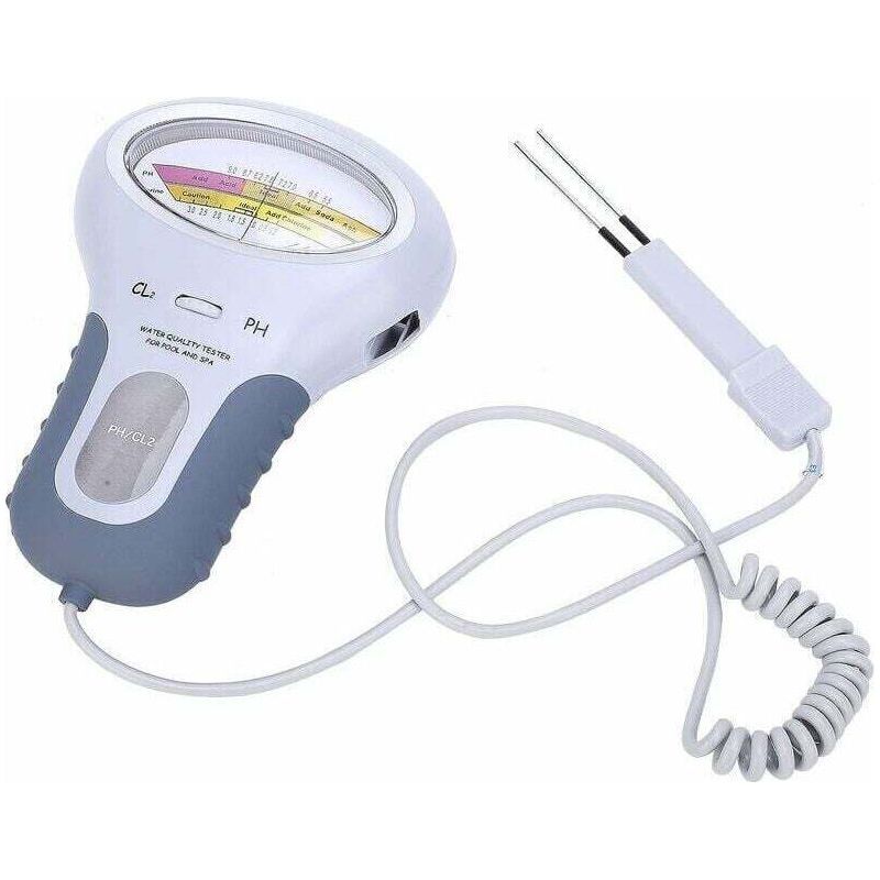 Crezuo Hochpräzisions-schnelltestgerät Für Spa-wasserqualität, Ph-tester Für Pools, Feststoff-cl2
