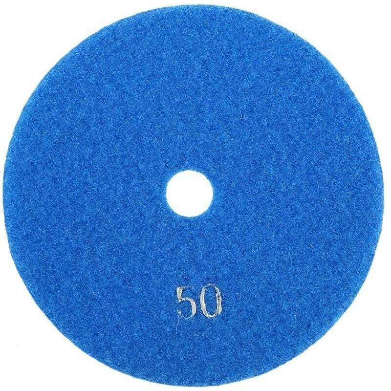 5-zoll (125 Mm) Schleifscheiben, Nass-diamantpolierpads, Schleifscheiben Für Granit, Beton, Marmor, 50 Crezuo