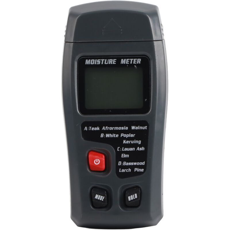 Crezuo Digitales Lcd-holzfeuchtemessgerät Mit Griff, Feuchtigkeitsdetektor, Hygrometer-sensor