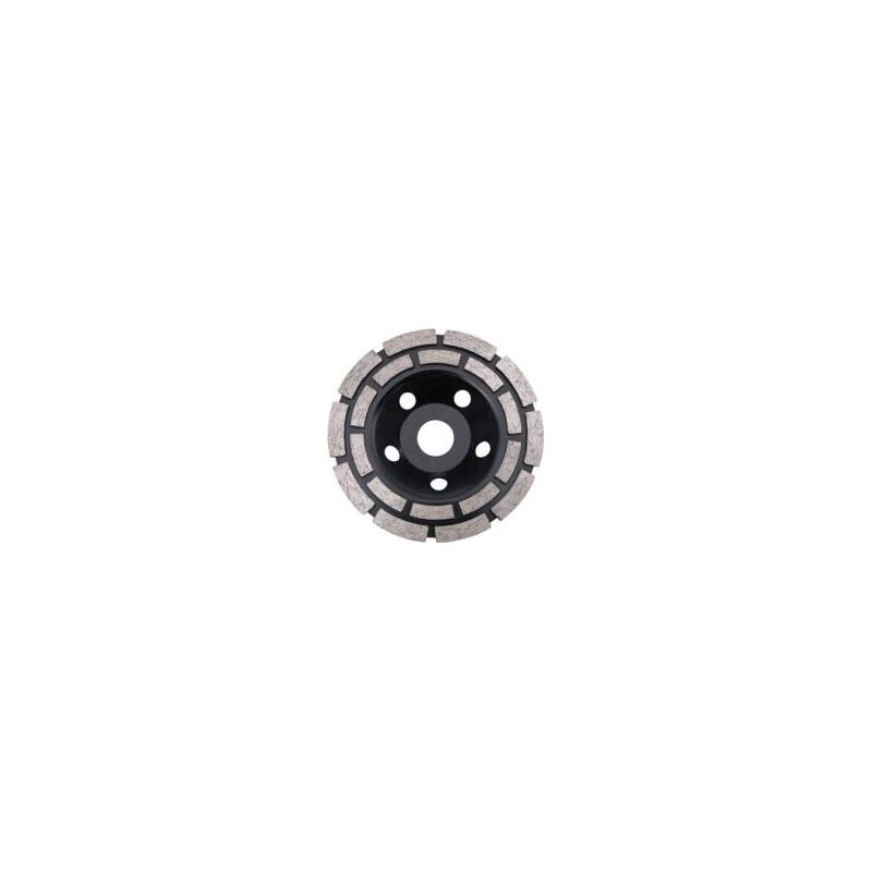 Doppelreihige Diamantschleifscheibe Und 125-mm-scheibe Zum Schnellen Schleifen Und Polieren Von Beton, Stein, Granit Und Estrich Ideal Für Mauerwerk. Crezuo