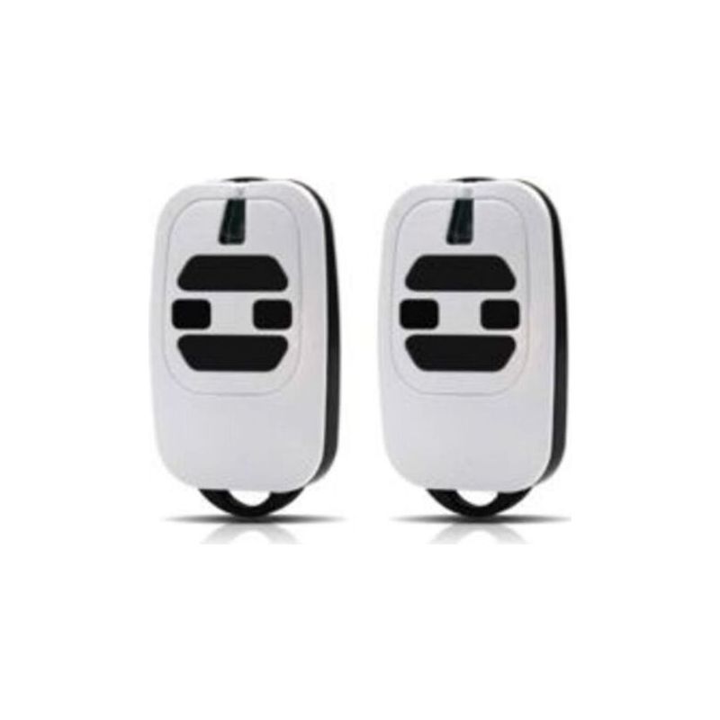 433,92-mhz-fernbedienung Für Tore, Kompatibel Mit Dea Gti2/4, Gt2/4, Mio Tr2/4, Mio Tr2n/4n, Garagentor-fernbedienung, 2er-pack Crezuo-chrom