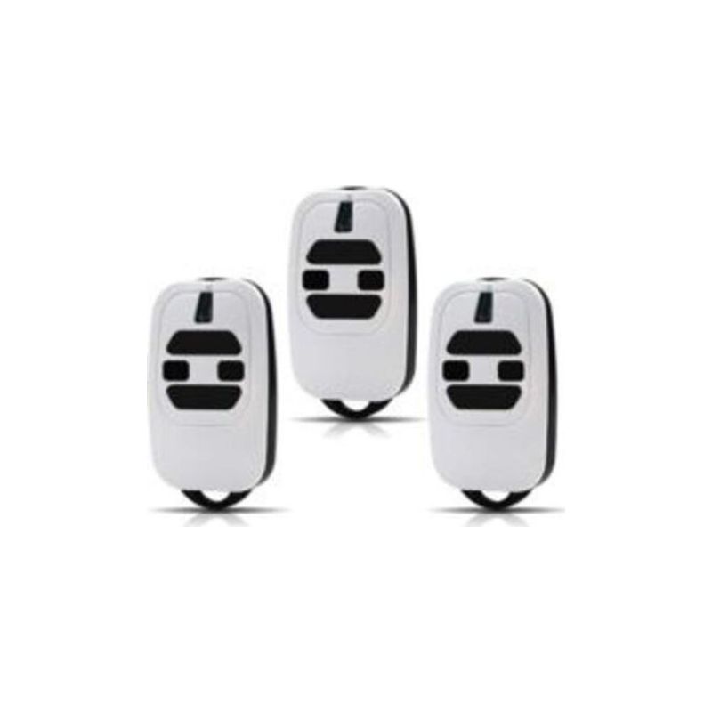 433,92-mhz-fernbedienung Für Tore, Kompatibel Mit Dea Gti2/4, Gt2/4, Mio Tr2/4, Mio Tr2n/4n, Garagentor-fernbedienung, 3er-pack Crezuo-chrom