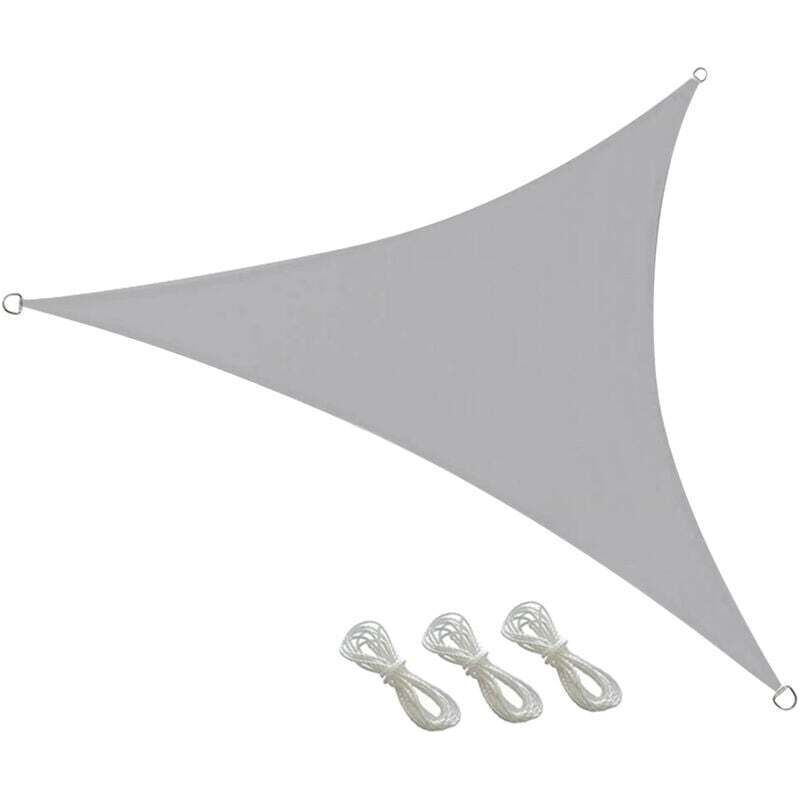 M Uv-beständiges Dreieckiges Sonnensegel, Schutz Für Gartenpflanzen, Atmungsaktives Gewächshaus Für Terrasse, Campingplatz, Garten, Poolbereich Von Crezuo