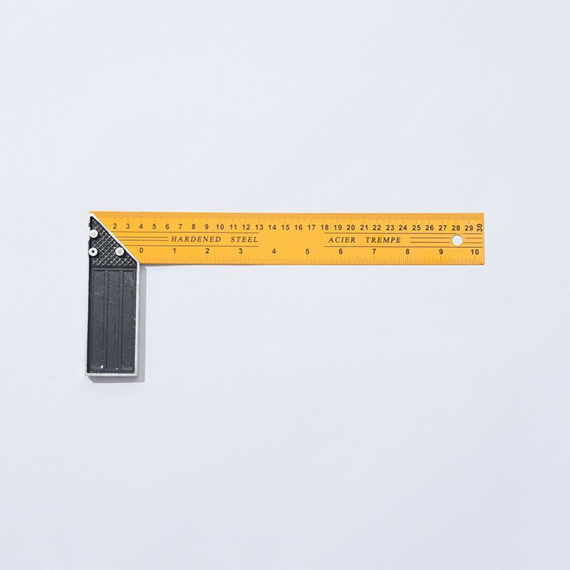 250-mm-winkelmesser, Aluminiumsockel, Längenmessgerät, Gelb Crezuo