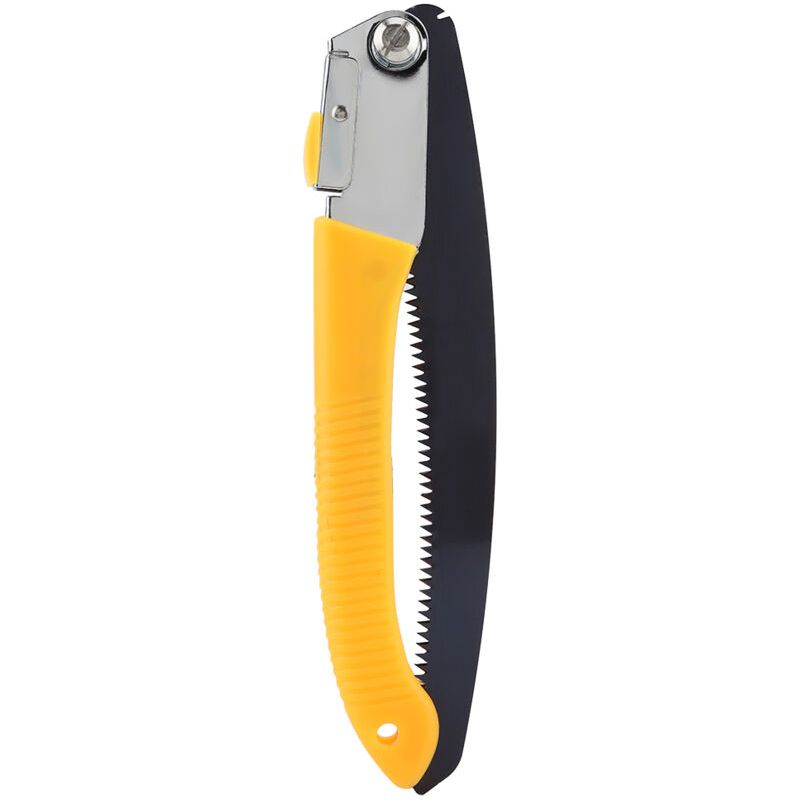 Klappsäge Zum Beschneiden Und Fällen, Multifunktionale Gartensäge Für Obstbäume, 270 Mm Behandeltes Gebogenes Sägeblatt Crezuo