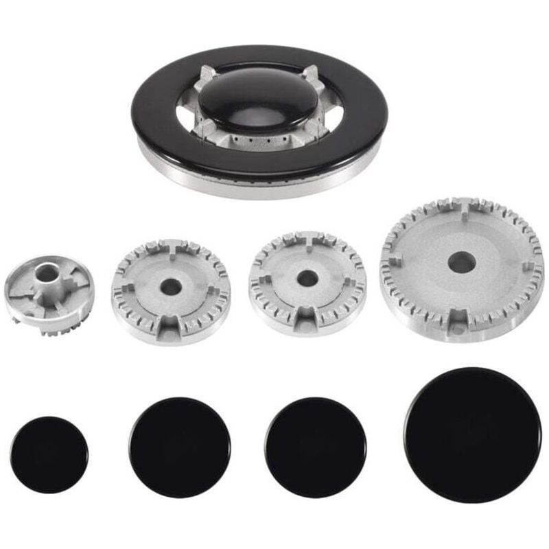 Gasherd-brennerkappen, 5er-packung, Ersatz-brennerabdeckungen Für Crezuo-herde
