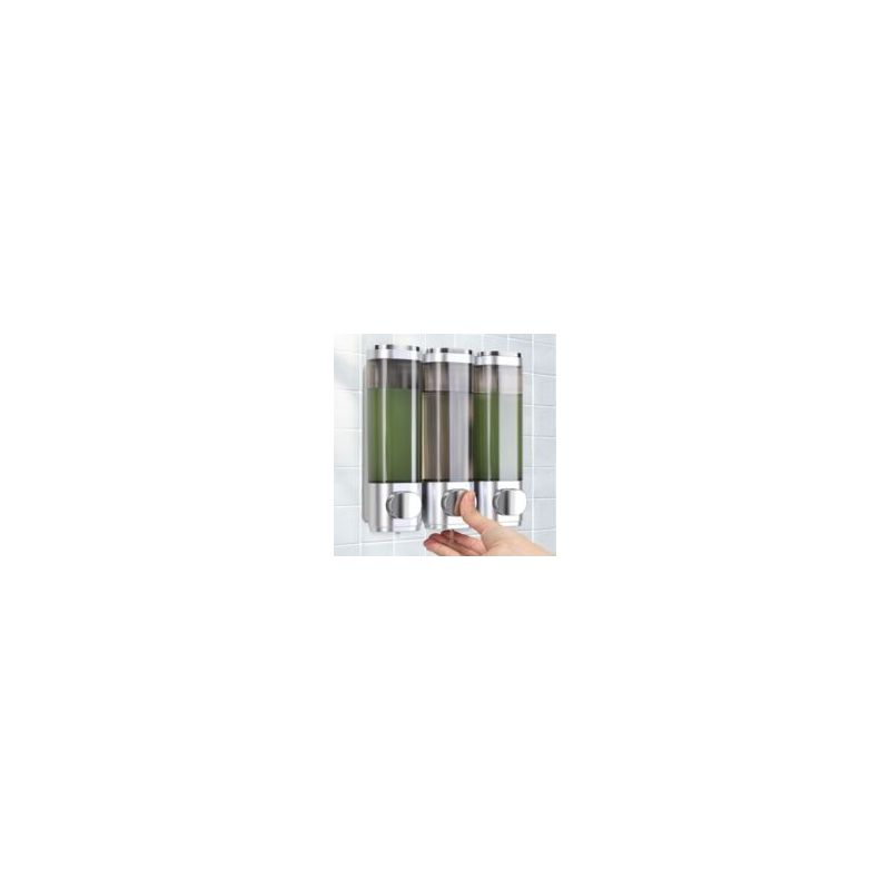 Wandseifenspender, Duschgelspender, 3er-set Seifenspender, Kein Bohren Erforderlich, Gleichmäßige Flüssigkeitsabgabe, Auslaufsicher, Geeignet Für Shampoo Und Duschgel (crezuo)