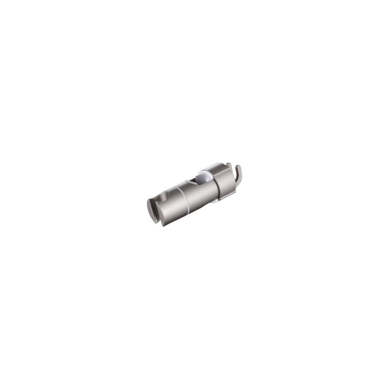 Crezuo Duschkopfhalterung, Verstellbarer Durchmesser 16–27 Mm, Chrom, Grau