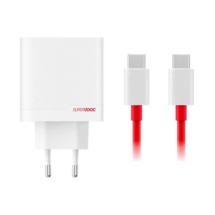 Reise-ladegerät - Oneplus - Supervooc - 80w - Usb-a/usb-c - Usb-c-kabel Enthalten