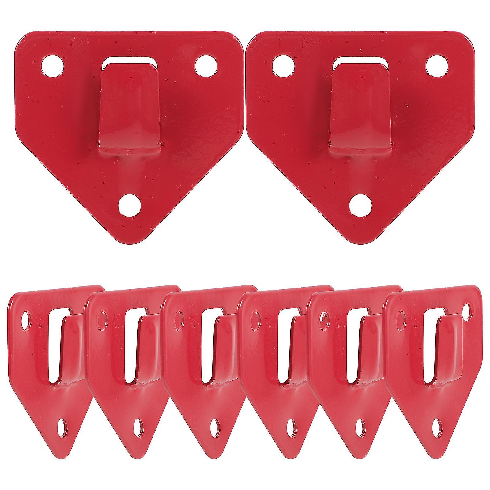 8er-pack Wandhaken Für Feuerlöscher, Robuste Feuerlöscherhalterung, Rot