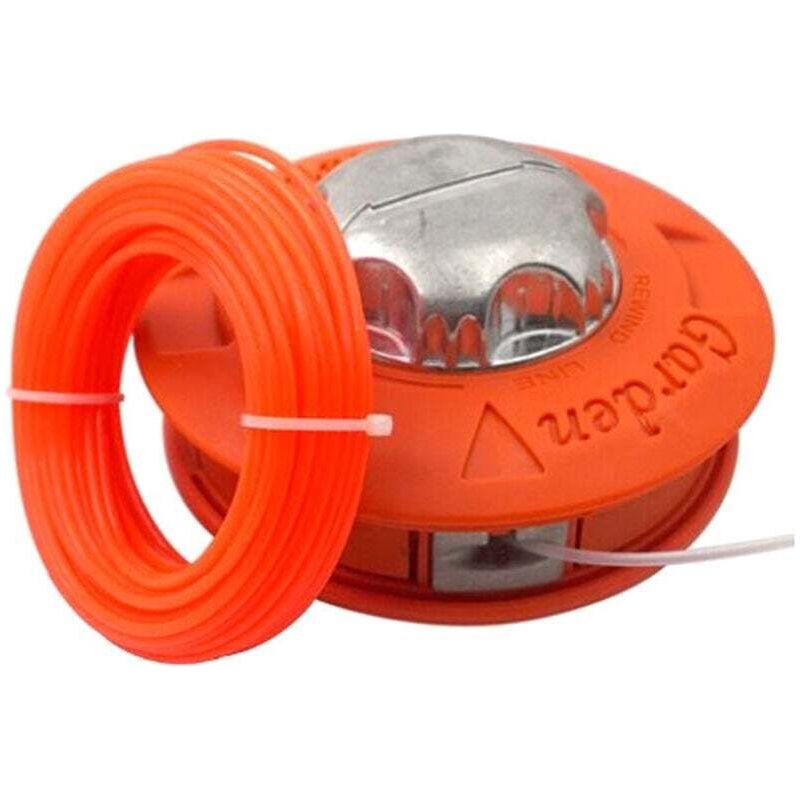 Geeignet Für M10 X 1,25 Trimmerkopfspulen, Mit 2,4 Mm X 15 M Crezuo Nylonschnur