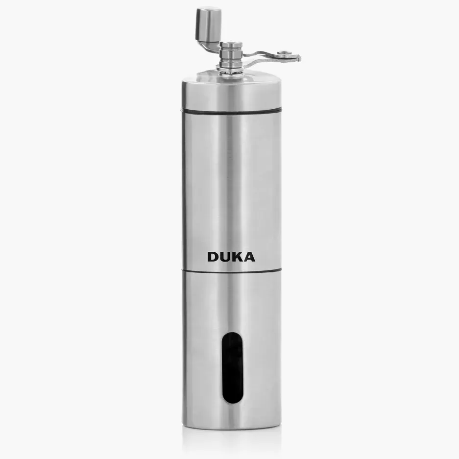 Duka Barista Silver Steel Handkaffeemühle