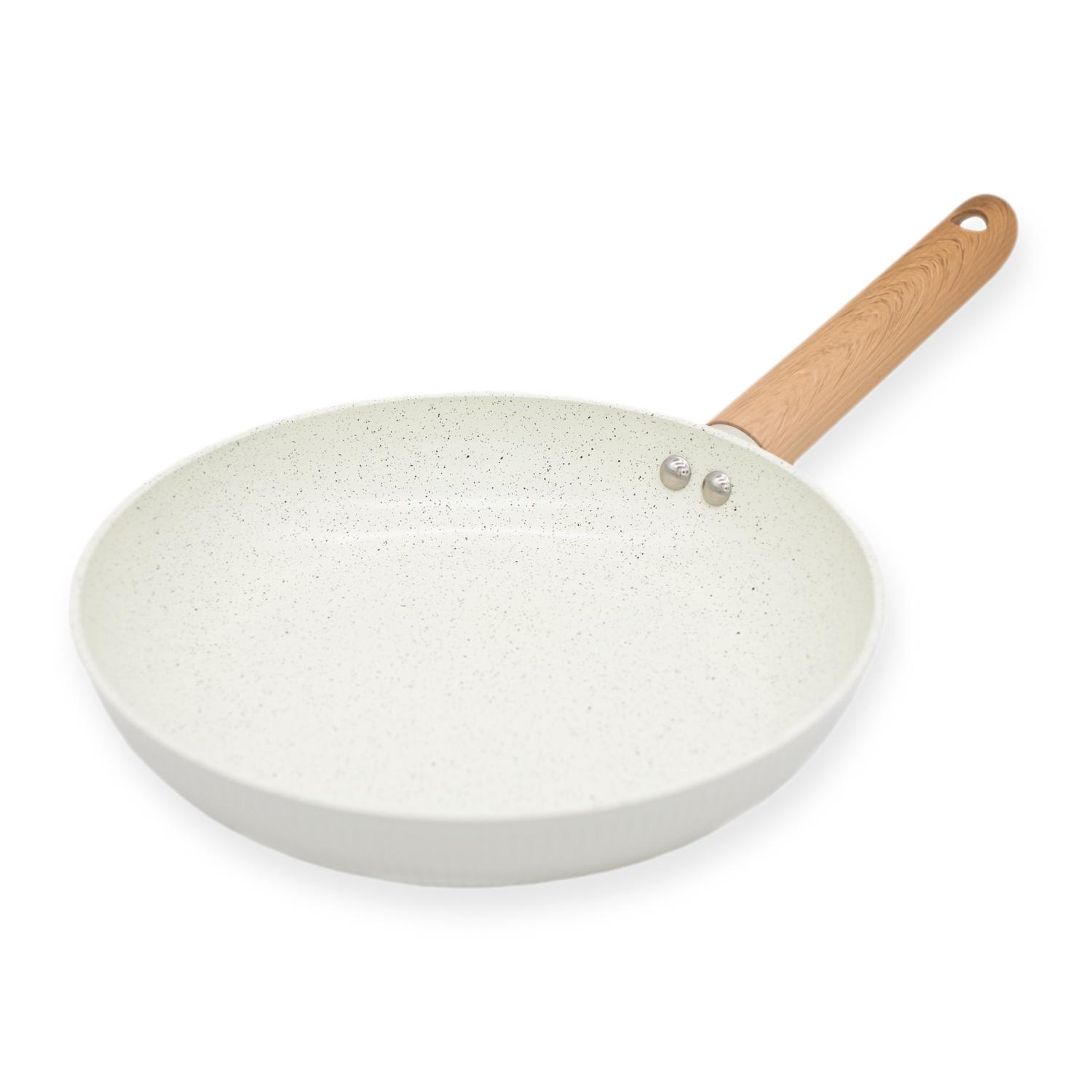 Gran Duka Beige-graue Keramik-bratpfanne 24 Cm