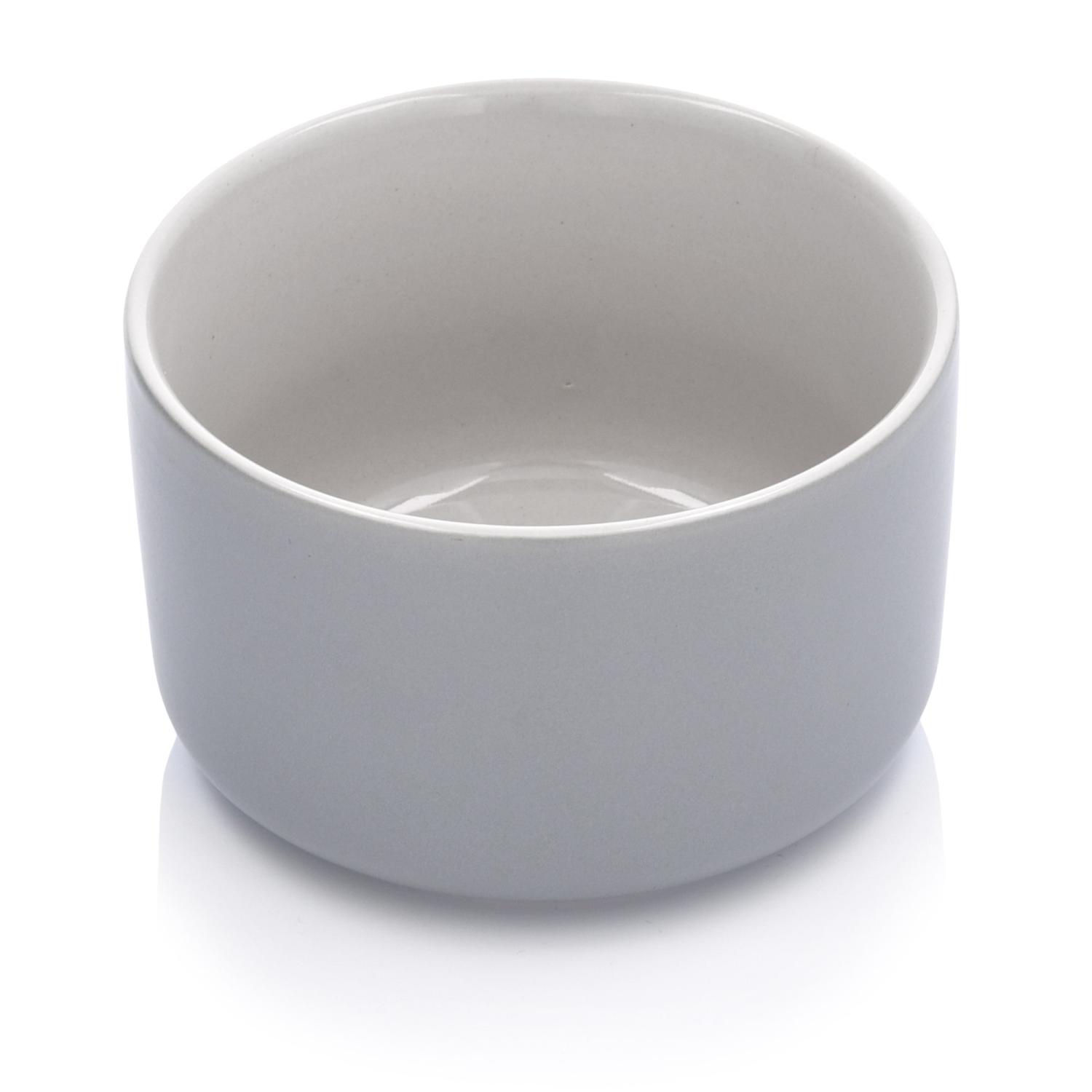 Steingut-auflaufform 9,5 Cm Grau-beige Mans Duka