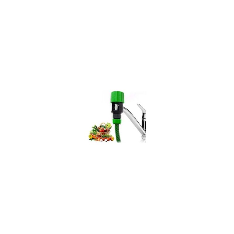 Crezuo Schlauchadapter Für Bewässerung, Küche, Garten, Teich, Wasserhahnarmatur