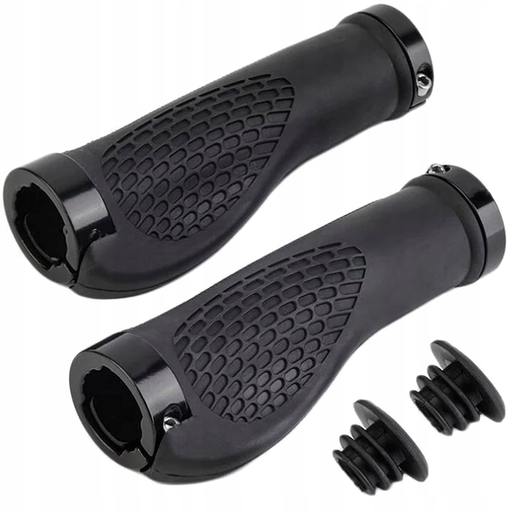 Fahrrad-ärmel, Ergonomische Form, 13 Cm, Schwarz