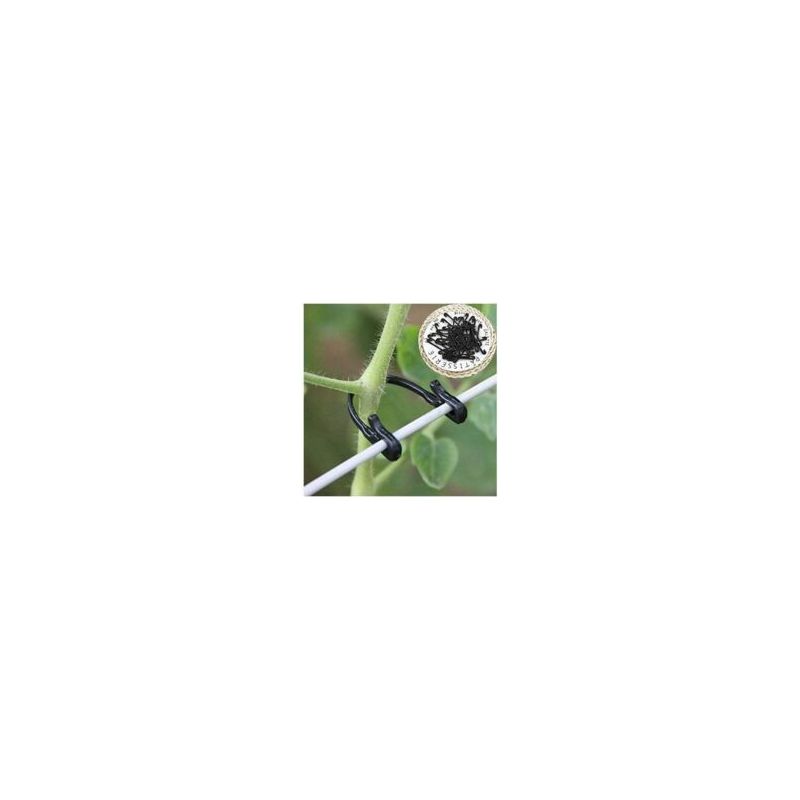 Attaches De Vigne, 100 Pièces, Crochets À Boucle De Cravate, Clips De Transplantation De Légumes Et Plantes, Fournitures Agricoles De Serre Crezuo