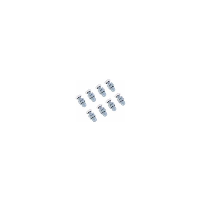 Robuste Kunststoff-schiebetürlager Für Duschen, Ersatzteile Für Badezimmerglas, 19 Mm Crezuo