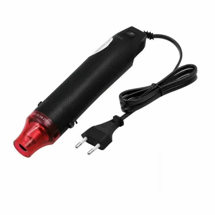 Heißluftpistole, 300 Watt, 220 V, Tragbar, Schwarz