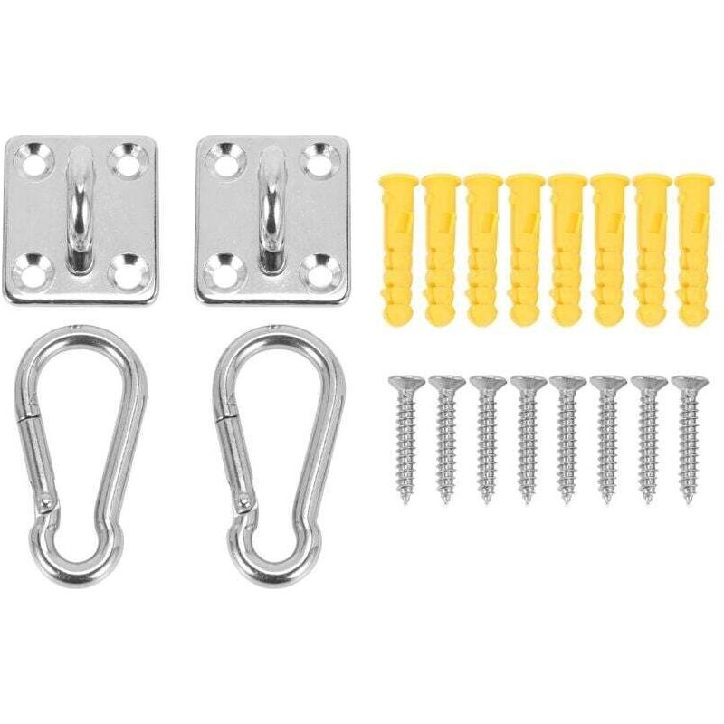 Sets U-förmiger Haken Zur Wand- Oder Deckenmontage, Zum Aufhängen Von Hängematten, Multifunktional, Stabiler Metallfußhaken Crezuo