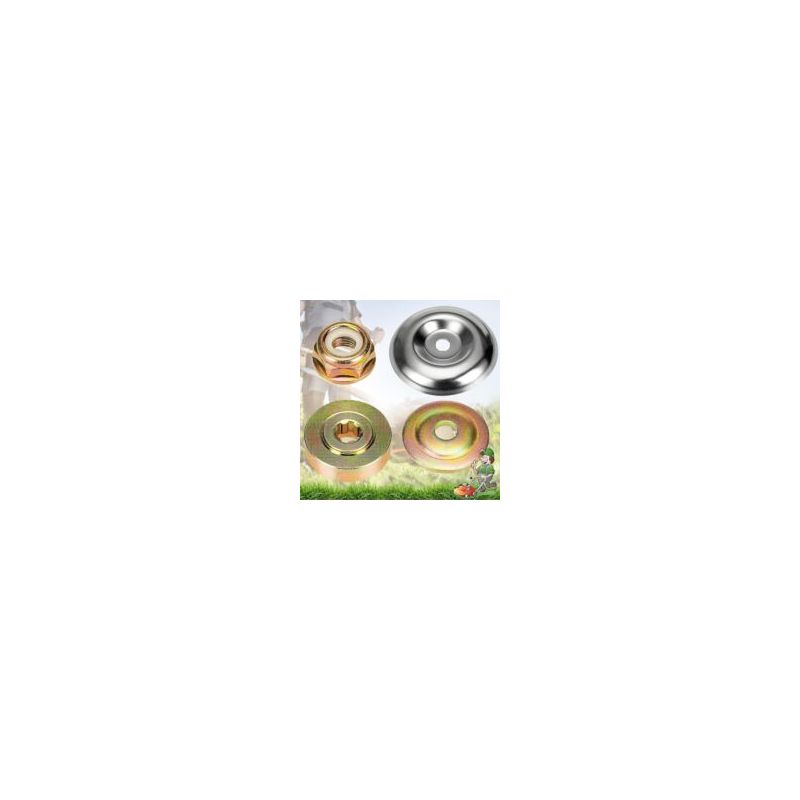 Kit De Fixation D'Écrous De Lame En 4 Pièces, Boîte De Vitesses Métallique Pour Tondeuses À Gazon, Accessoires Pour Boîtes De Vitesses Métalliques, Etc Crezuo