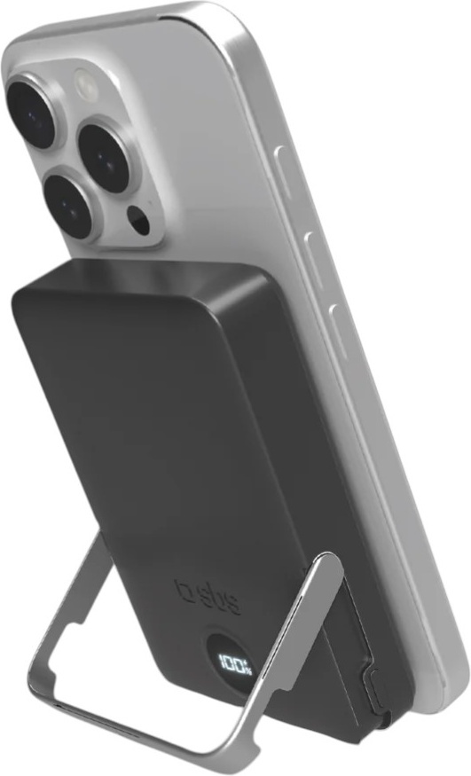 Sbs Wireless Powerbank 10000 Mah 20w Schwarz (tebb10000magstand)