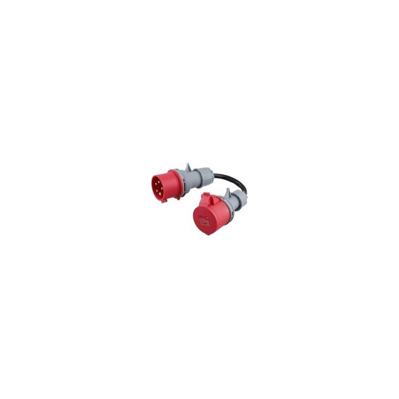 Cee-adapter, 5-polig, Rot, 32 A, Stecker, 16 A, Buchse, Gen. Ev-ladegerät, Stecker, 400 V-stecker