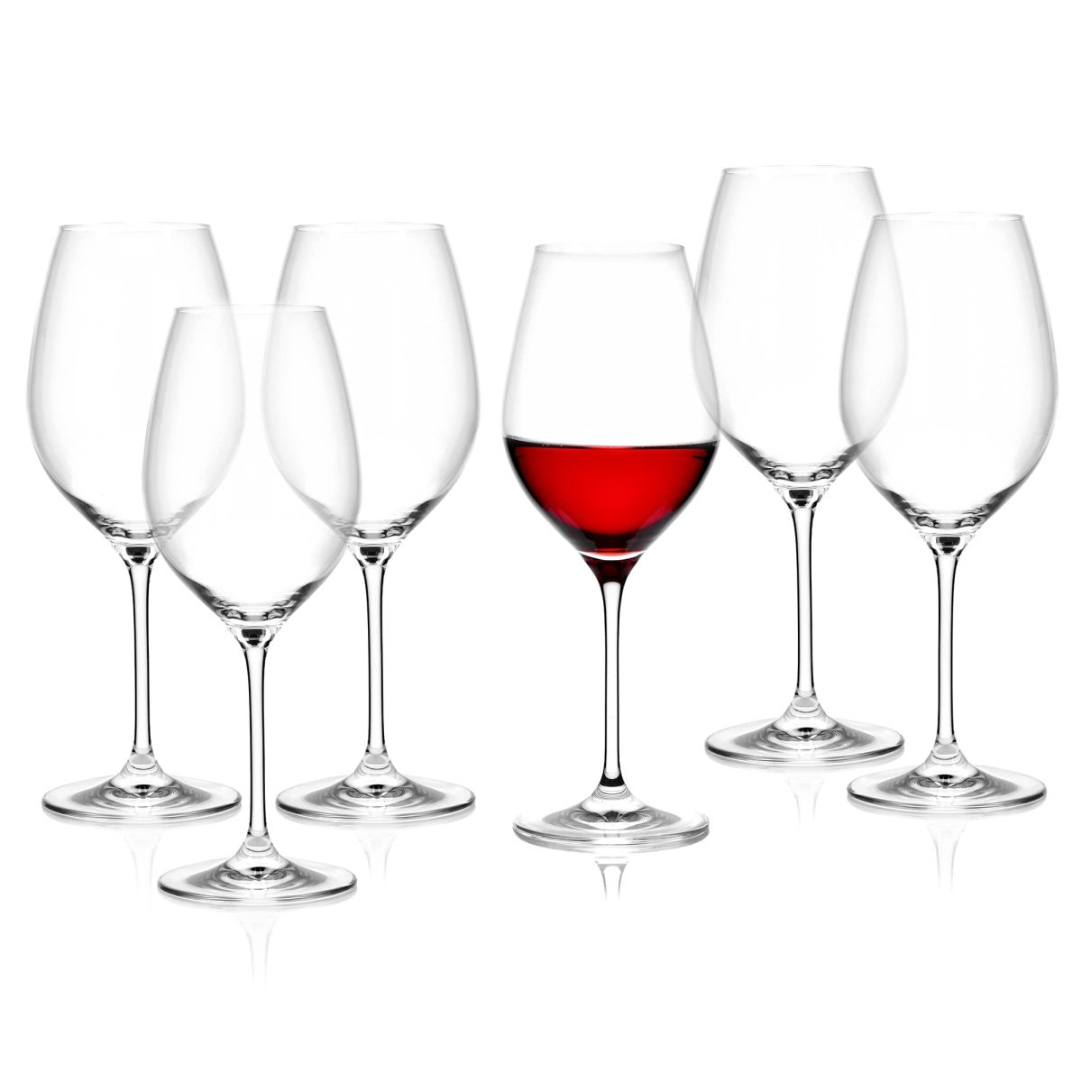 Aspen Set Mit 6 Rotweingläsern 470 Ml