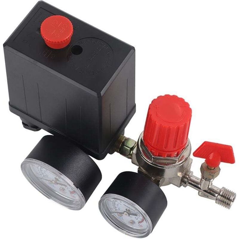 Druckschalter-steuerventilregler Für Kleine Luftkompressoren Mit Crezuo-manometern