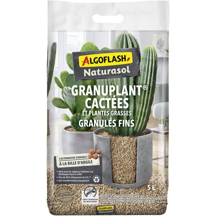 Bimsstein - Algoflash Naturasol - Granuplant Kaktus - 5 L