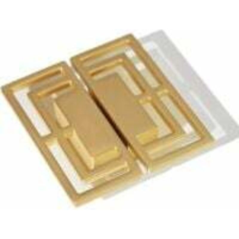 Set Mit 6 Schubladengriffen Aus Gebürstetem Gold, Elegante Messinggriffe, 32 Mm Lochabstand, Crezuo