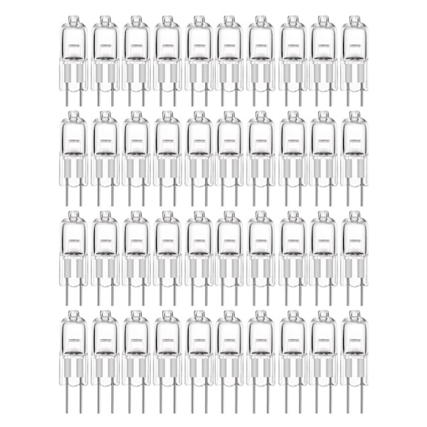 G4 Halogenlampen, 20er-pack, 10 W, 12 V, Dimmbar, Warmweiß, Für Küchenabzugshauben, Schränke, Tischlampen Und Kronleuchter