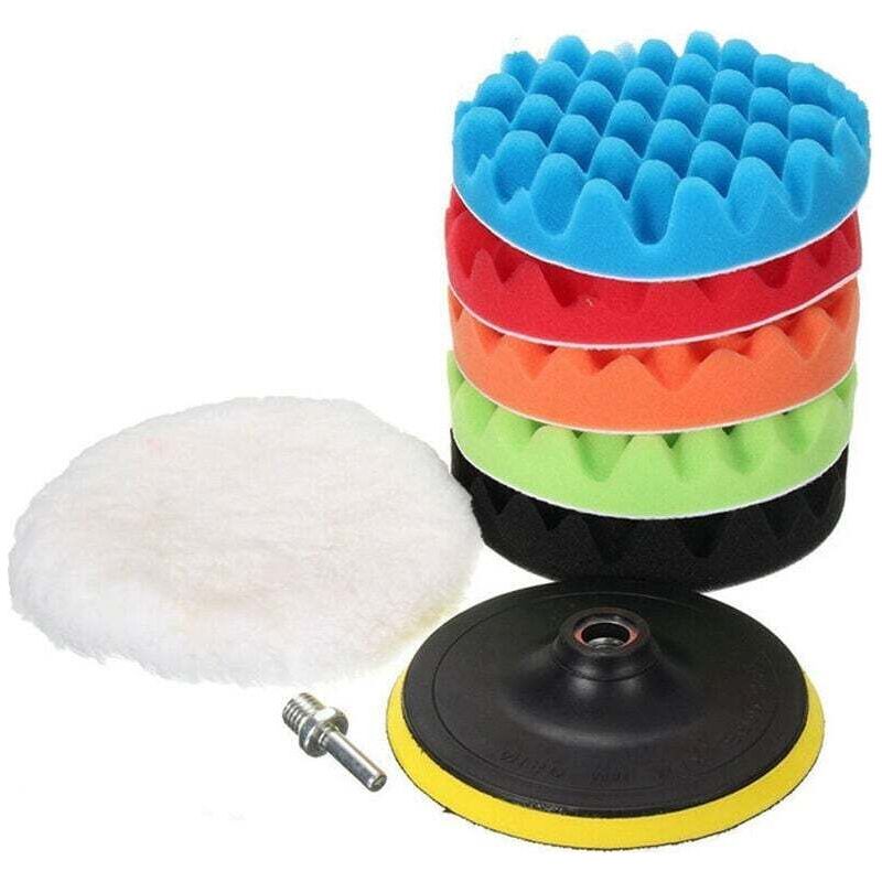Autowachs-schwammpolierscheibe, 8-teiliges Set, 6 Zoll M14 Crezuo